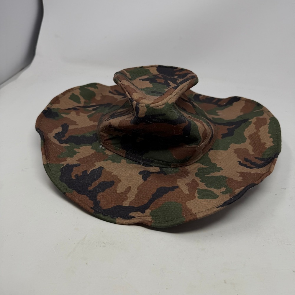 Peter Grimm Bucket Hat Mens OS Camo Woodland Wide Brim Floppy EUC